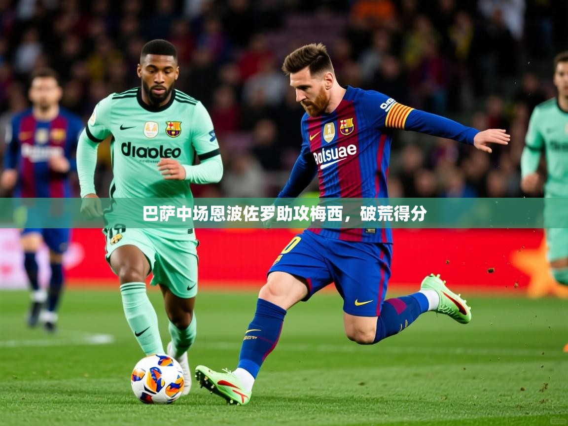 巴萨中场恩波佐罗助攻梅西，破荒得分
