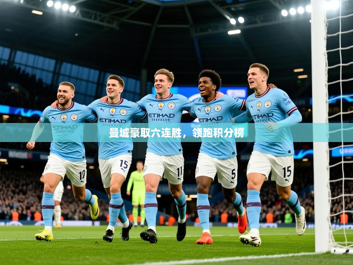 曼城豪取六连胜，领跑积分榜