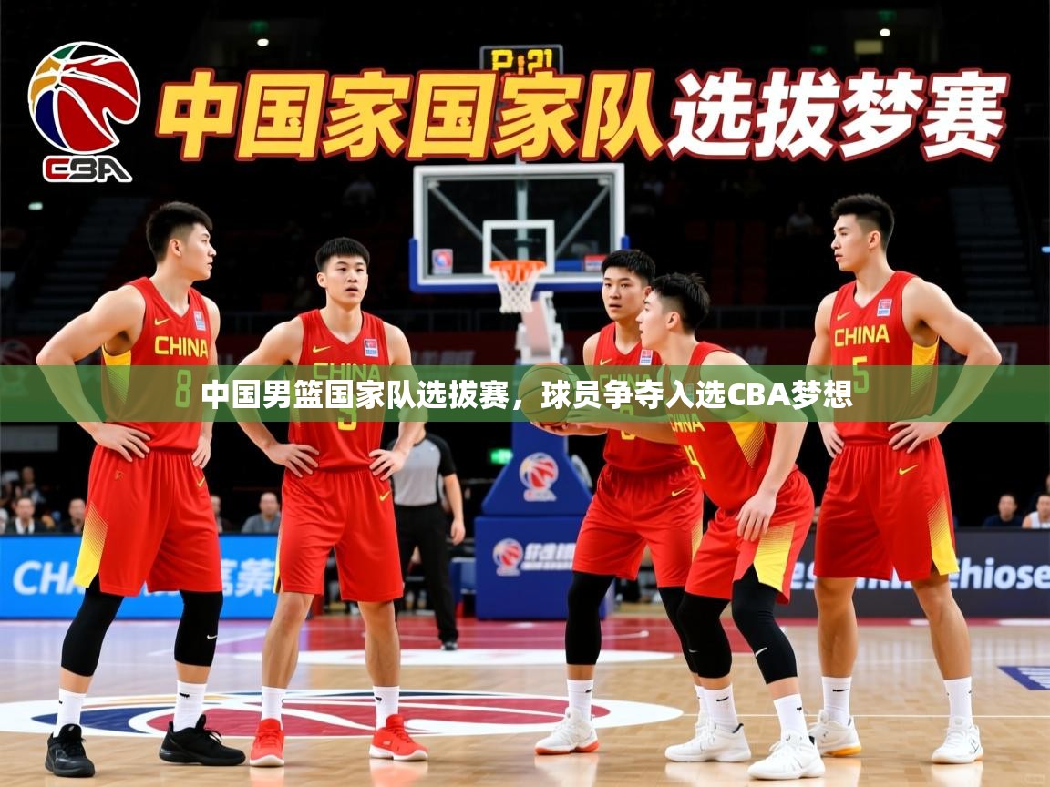 中国男篮国家队选拔赛，球员争夺入选CBA梦想